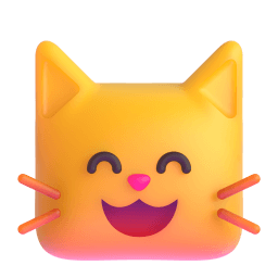 Pati maskotu, sevimli mutlu kedi